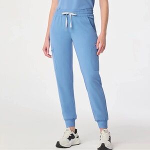 Figs Technical Collection blue scrub joggers S